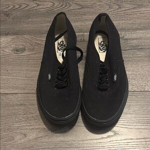 Vans Black Sneakers Canvas Low-Top